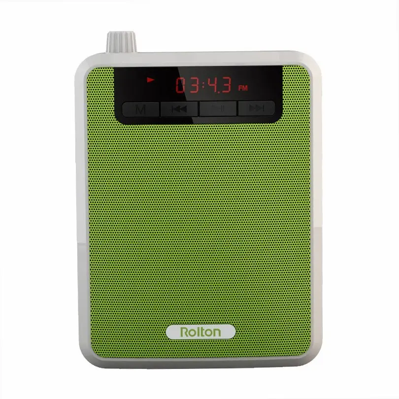  Rolton K300 Portable Voice Amplifier Waist Band Clip with FM Radio TF MP3 Player Power bank for Tou - 32806903524