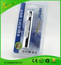 5pcs/lot 2015 New USB Cigarette Lighter Portable Rechargeable USB Electronic Lighters Windproof Lighter smoking gadgets isqueiro