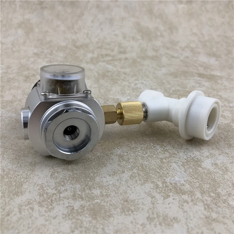 NEW CO2 Mini Gas Regulator corny keg ball lock disconnect for beer tap,homebrew GAS regulator (3)