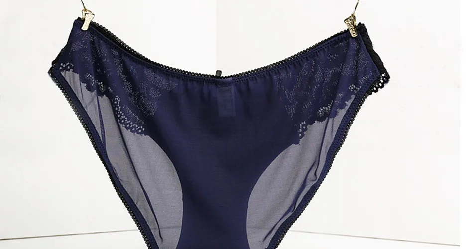 Women Sexy Lace Panties Seamless Cotton Breathable Underwear Hollow Briefs Plus Size Girl New Panty 17