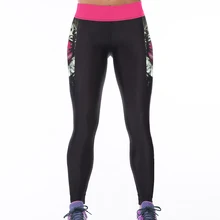 Новинка, высокая талия, Модные женские 3D брюки с цифровым принтом, с принтом, Сексуальная эластичность, шелковистая