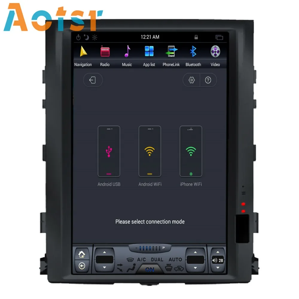 Excellent 16" Tesla style Android 7.1 Car GPS Navigation Multimedia Player for TOYOTA LAND CRUISER LC200 2008-2015 Radio autostereo no dvd 4 Excellent 16" Tesla style Android 7.1 Car GPS Navigation Multimedia Player for TOYOTA LAND CRUISER LC200 2008-2015 Radio autostereo no dvd 4