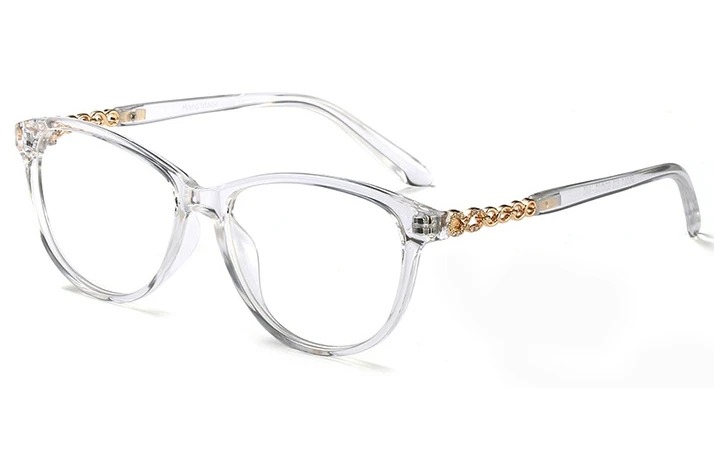 Кошачий глаз очки оправа для мужчин и женщин Оптические модные компьютерные очки 45704