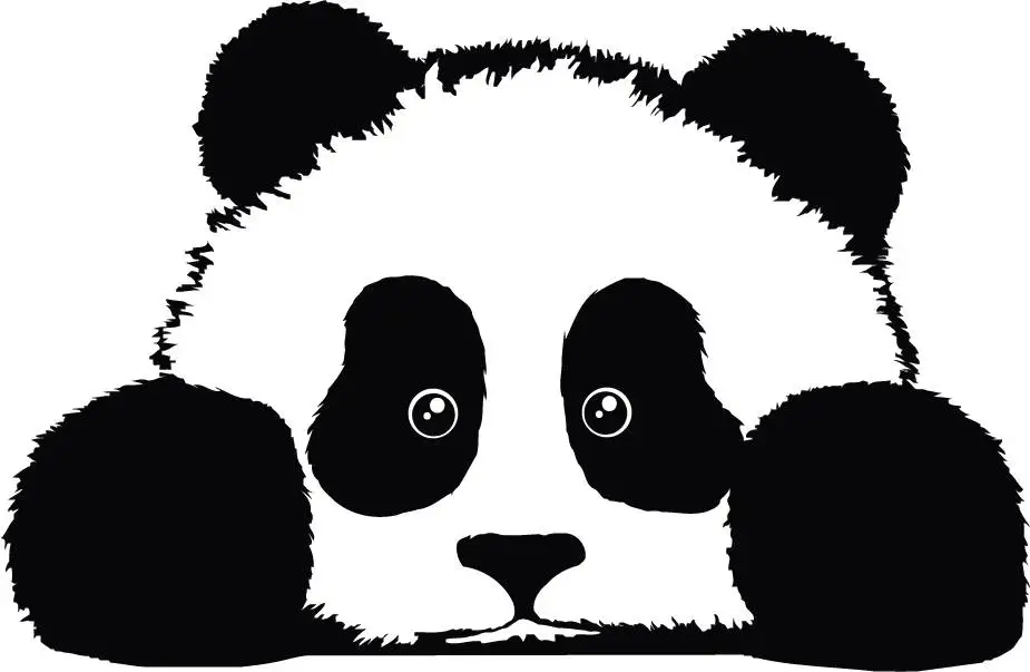 

Wall Decal Vinyl Sticker Lovely Panda China National Treasure For Kids Boy Girl Rooms Decoration House Bedroon Design WW-283