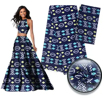 

Good-looking light and breathable African Ankara Fabric Wax Print Fabric Printing silk fabric S190404