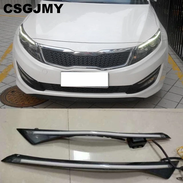 CSGJMY Car Headlight LED Eyebrow Daytime Running Light DRL With