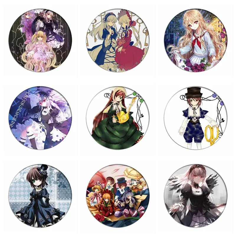 1 шт. Rozen Maiden Suigintou Косплей значки Shin ku брошь заколки Sui sei seki коллекция значков для