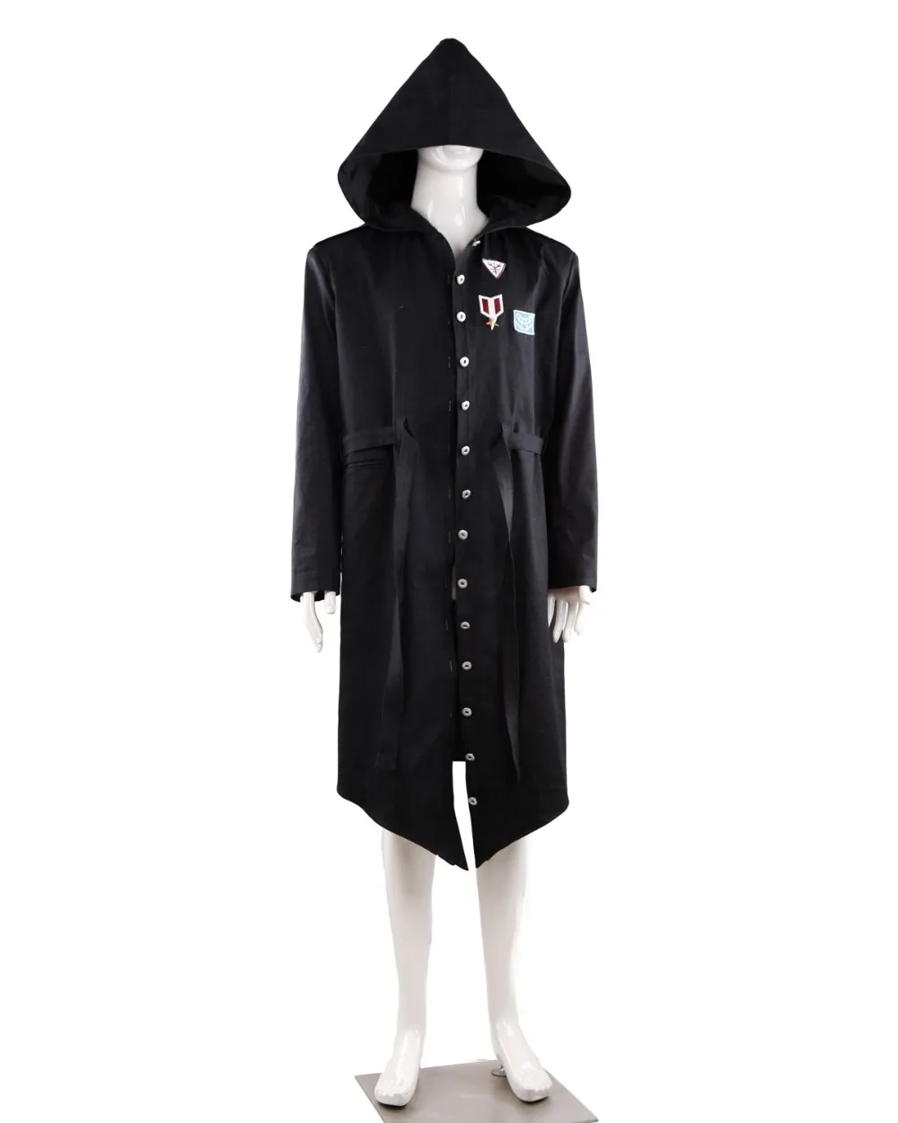  Game Playerunknown's Battlegrounds PUBG Hoodie Trench Cosplay Costume Black Denim Coat Embroidery B