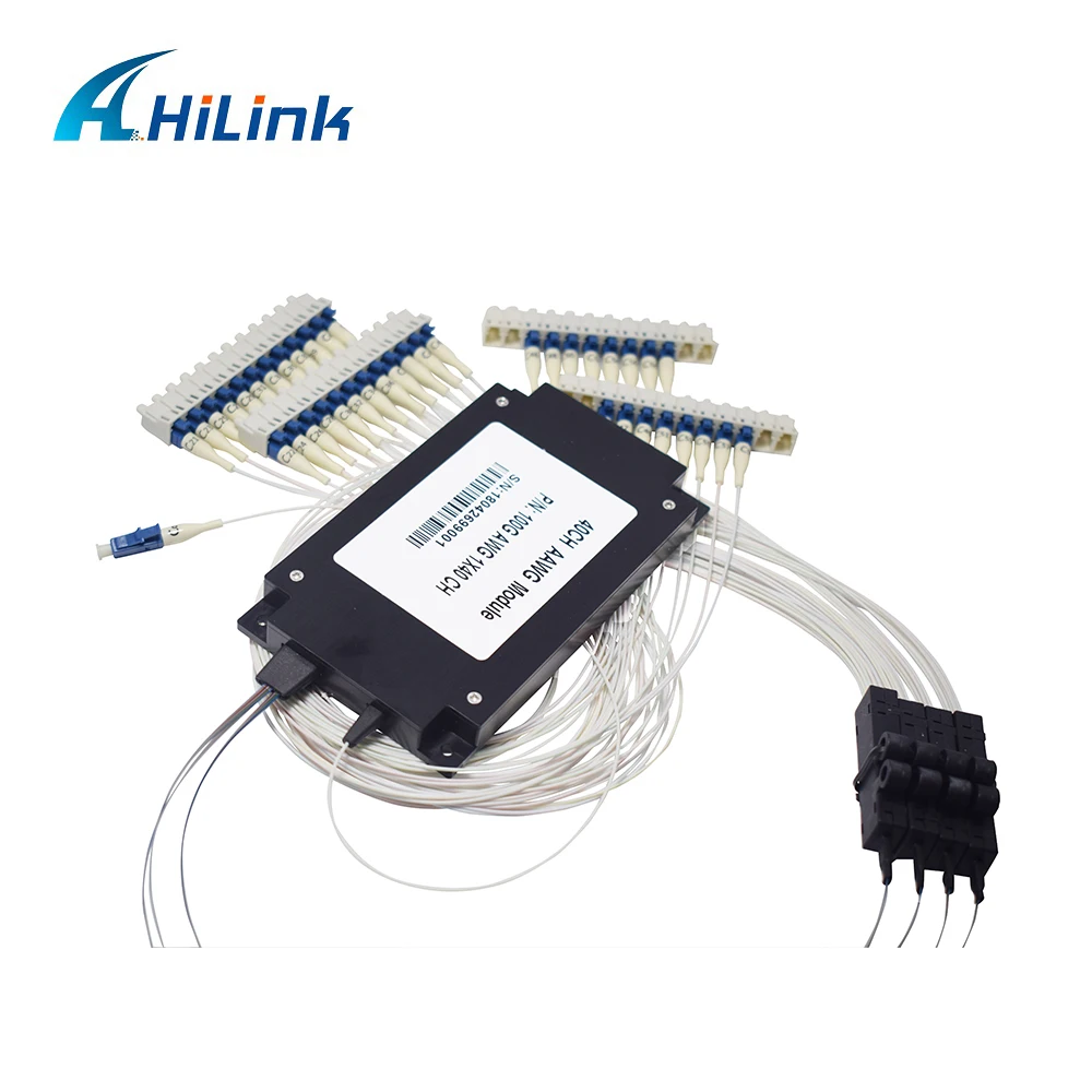 Бесплатная доставка фотоэлементами из одного волокна 40CH DWDM AAWG ABS с разъемом