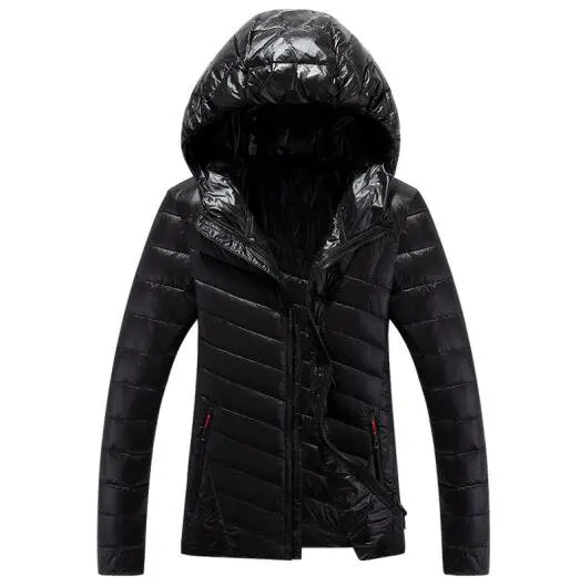 HOT SALE 2016 men s winter Coats solid color cotton hooded men cultivating cotton Down jacket