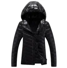 HOT SALE 2016 men s winter Coats solid color cotton hooded men cultivating cotton Down jacket