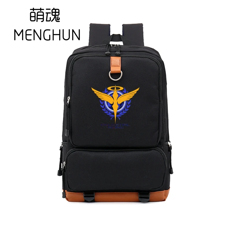 

anime backpacks GUNDAM OO celestial beings backpacks cartoon schoolbag anime backpacks game fans gift NB314
