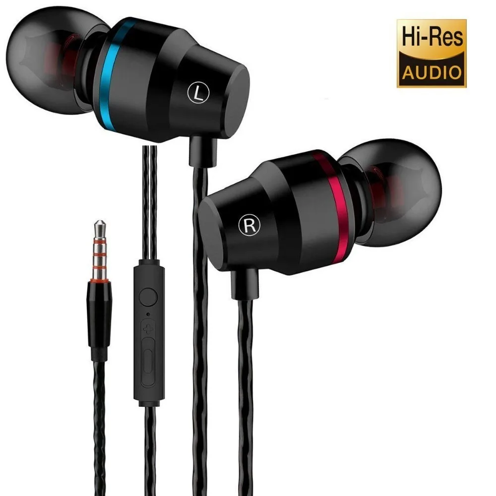 

DUSZAKE DM1 Sport Wired Headphone Earphone For Phone Bass In-Ear Earphone for Phone Headset With Mic For Xiaomi Iphone