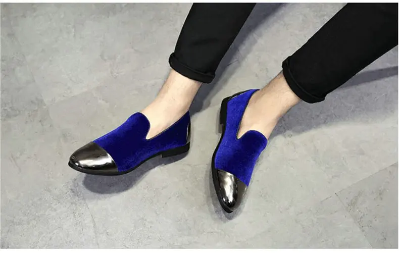 Men's Casual Shoes Loafers Black Slip-On Casual Shoes Loafers Men Shoes Blue Mens Shoes Casual Loafer Men Shoes Plus Size 47 48 (6)