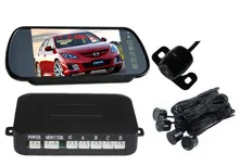 7inch digital LCD screen /video parking sensor Rear View System Car Backup Reversing Viewing Detector with Waterproof Camera