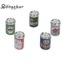 Dongzhur 5 шт./компл. бутылочная пивная крепимая миниатюры для 1:12 кукольных домиков Poppenhuis miniaturen 1:12 пива Miniaturas 1:12 детские игрушки для детей