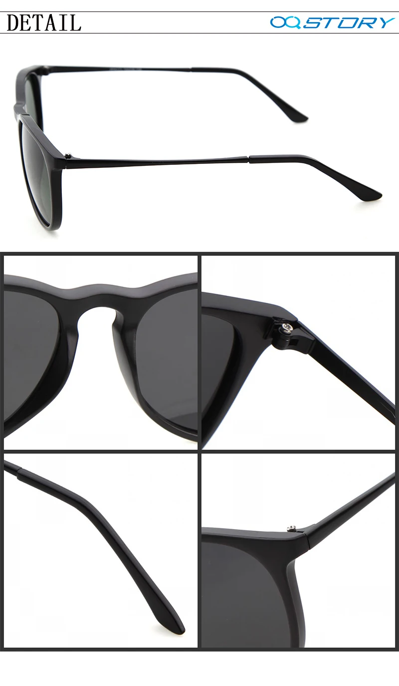 STORY, мужские поляризованные солнцезащитные очки, классические, женские, Ретро стиль, фирменный дизайн, сплав, солнцезащитные очки для мужчин, кошачий глаз, очки Erika Anti-UV400