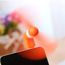 1 шт. Мини милый Портативный многоцветный USB 2 в 1 сотовый телефон мини электрический вентилятор охлаждения кулер для iPhone Android Авто стиль