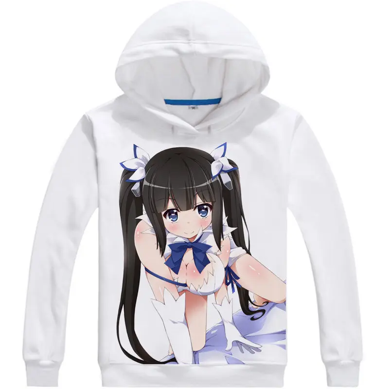 ファミリア神話danmachiパーカーアニメヘスティアコスプレ白パーカーかわいいスウェット日本漫画ファン White Hoodie Hoodie Animehoodie White Aliexpress