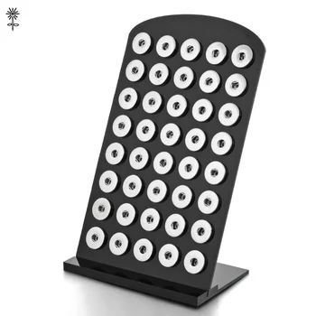 

Black Transparent Acrylic Snap Stands Display Detachable Set 5.3''*8.7'' for 18mm Ginger Snaps