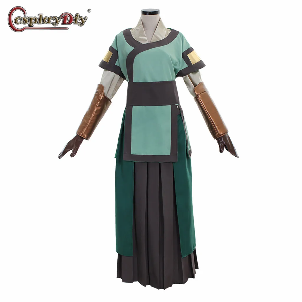Cosplaydiy Аватар последний Airbender Косплей Kyoshi костюм для женщин Хэллоуин наряды