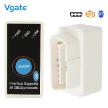 МИНИ ELM327 OBD2 Bluetooth Авто Диагностический Инструмент Выключатель Питания ELM 327 V1.5 OBD 2 OBDII Сканер для Android Torque Автомобиль Кодекса Reader
