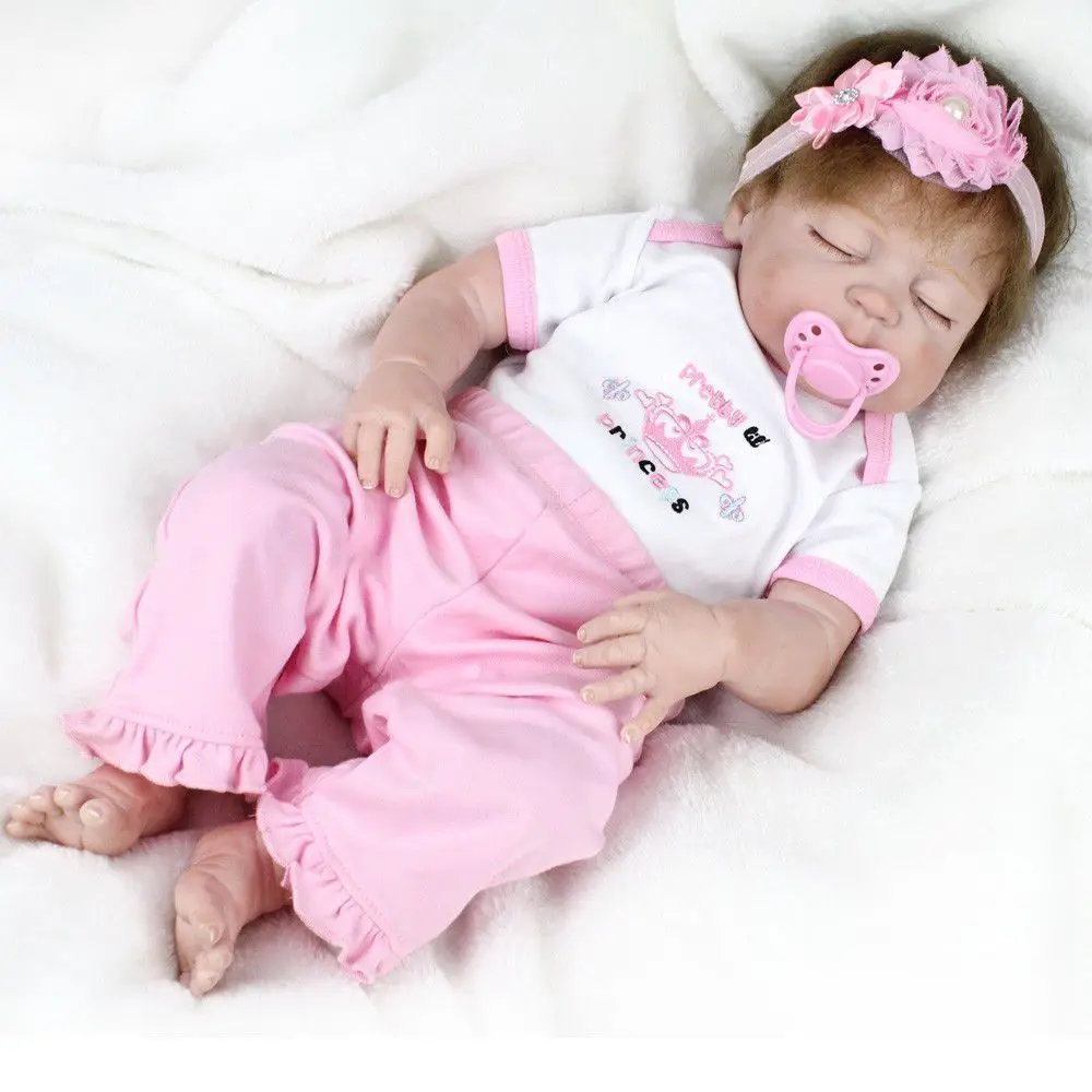 KAYDORA 55 см Reborn Baby Dolls 22 дюймов полный Силиконовый реалистичный Bebe для ванной реалистичные игрушки для девочек детские подарки на день рождения и Рождество