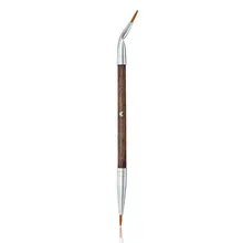Eyeliner Brush High Quality Bent Double Synthetic Hair Eye liner Lip Brush eyeliner brushes Multifunction Makeup Toiletry Kits