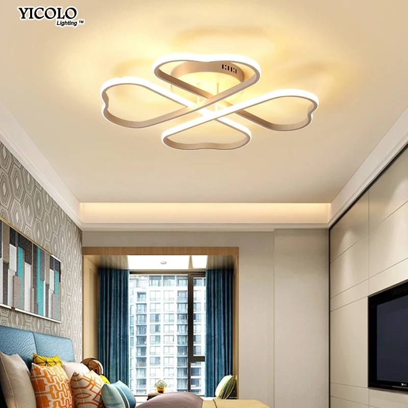 

Remote control Modern Led Ceiling Lights Surface Mounted lamparas de techo Heart shape ceiling lamp lighting lamp home fixtures
