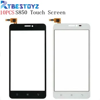 

RTBESTOYZ 10PCS 5.0'' Phone Touch Screen Digitizer For Lenovo s850 s850T Touch Panel TouchScreen Sensor Digitizer Front Glass