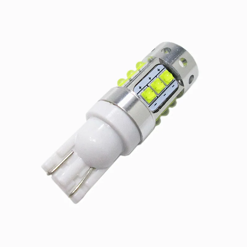 2 шт. T10 Высокая Мощность 6000 К 80 Вт 16XBD CREE светодиодный чипы W5W Белый лампы для