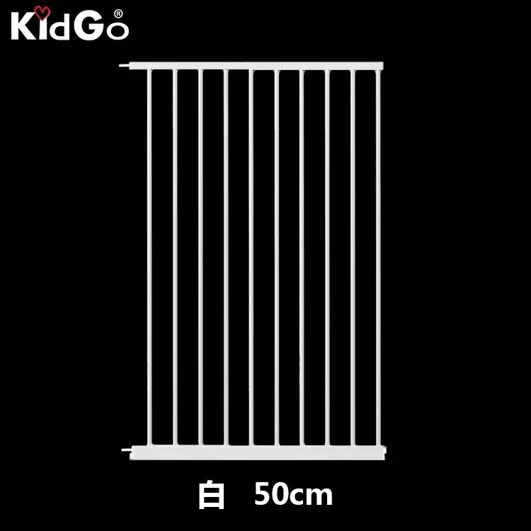 75-82 см безопасное ограждение для детей, автоматическое закрывание, безопасная дверь, лестница, ограждение, коридор, забор, безопасная защита, забор, может быть расширен - Цвет: White 50cm
