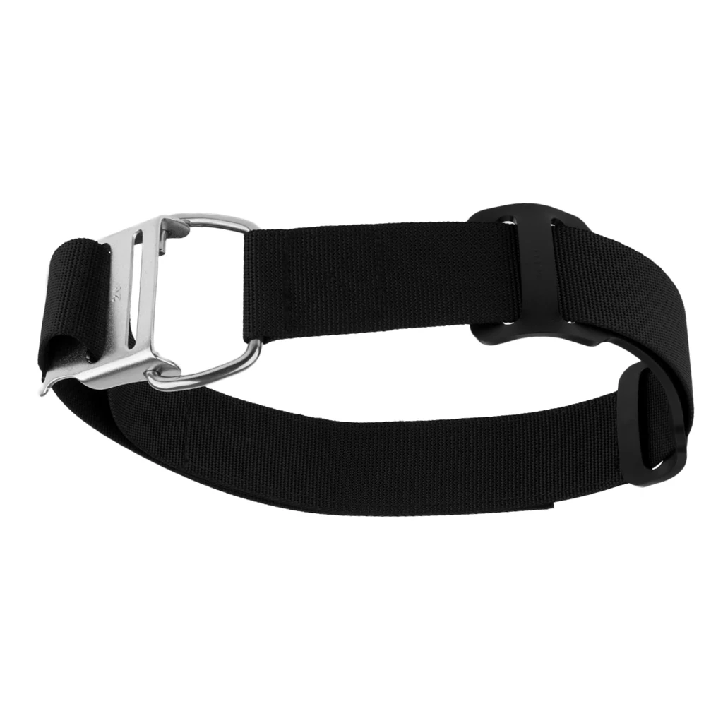 Universal Scuba Diving Tank Band Strap Webbing with Stainless Steel Buckle & Anti-slip Pad