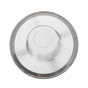 

Kitchen Basket Drain Garbage Stopper Metal Mesh Sink Strainer