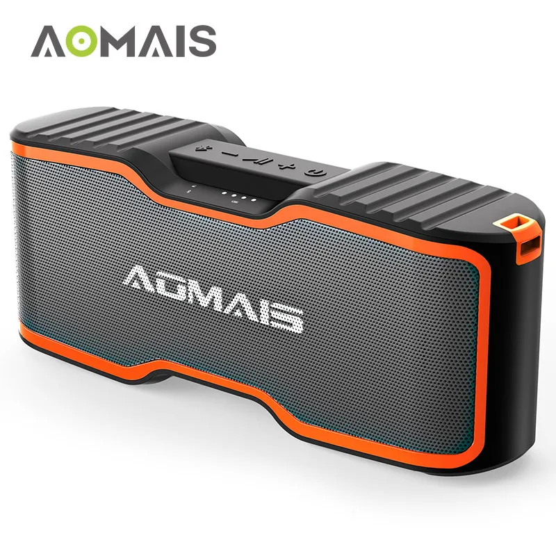 AOMAIS Sport II+ Bluetooth Speakers Portable IPX7 Waterproof 20H Playtime Built-in Mic Louder Sound Portable Wireless Speaker AOMAIS Sport II+ Bluetooth Speakers Portable IPX7 Waterproof 20H Playtime Built-in Mic Louder Sound Portable Wireless Speaker