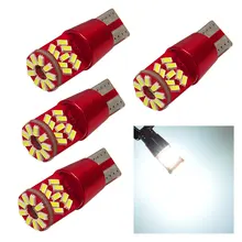 T10 w5w conduziu a luz canbus 27smd 3014 carro conduzido luz erro livre para bmw audi benz branco dc 12 v 4 pc super brilhante