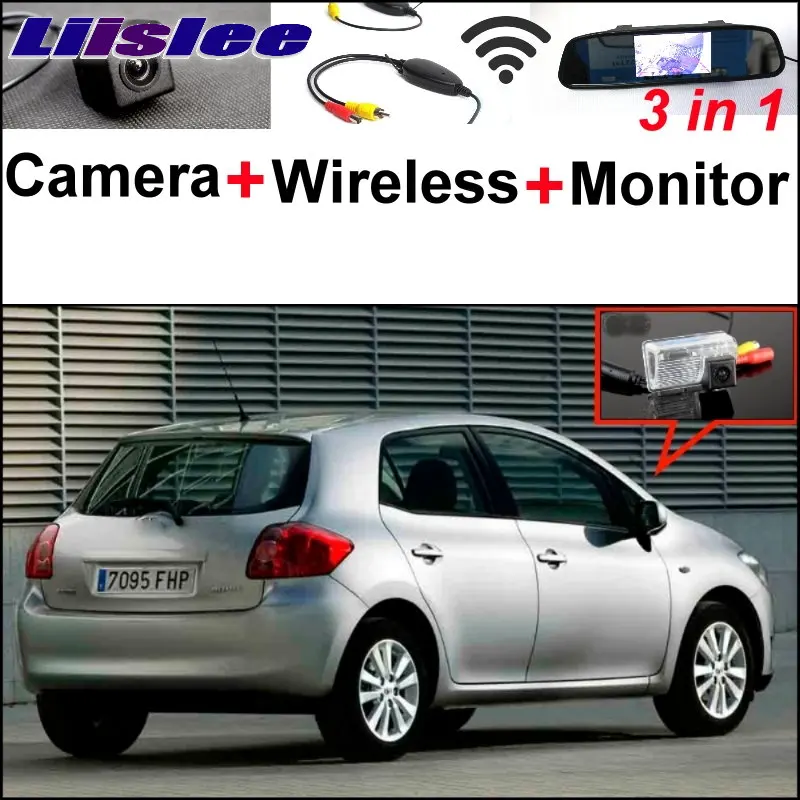 

Liislee For TOYOTA Auris Blade 3 in1 Special Camera+ Mirror Monitor Easy DIY Back Up Parking System + Wireless Receiver