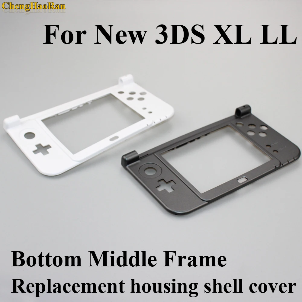 ChengHaoRan 1pcs White Replacement housing shell cover case Bottom Middle Frame for New 3DS XL / 3DS LL 2015 Version repair part ChengHaoRan 1pcs White Replacement housing shell cover case Bottom Middle Frame for New 3DS XL / 3DS LL 2015 Version repair part