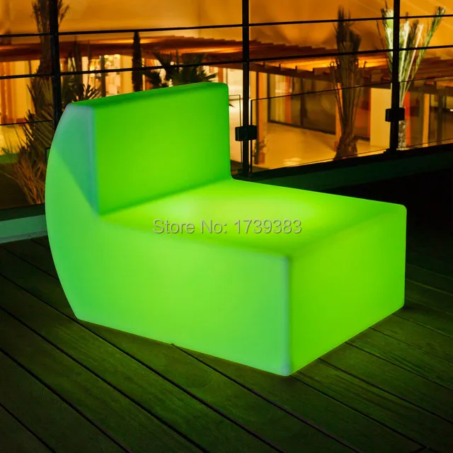 Beste Oplaadbare LED down outdoor sofa Multi kleuren afstandbediening decorating uw woonkamer, slaapkamers, tuin, zwembad, terras etc