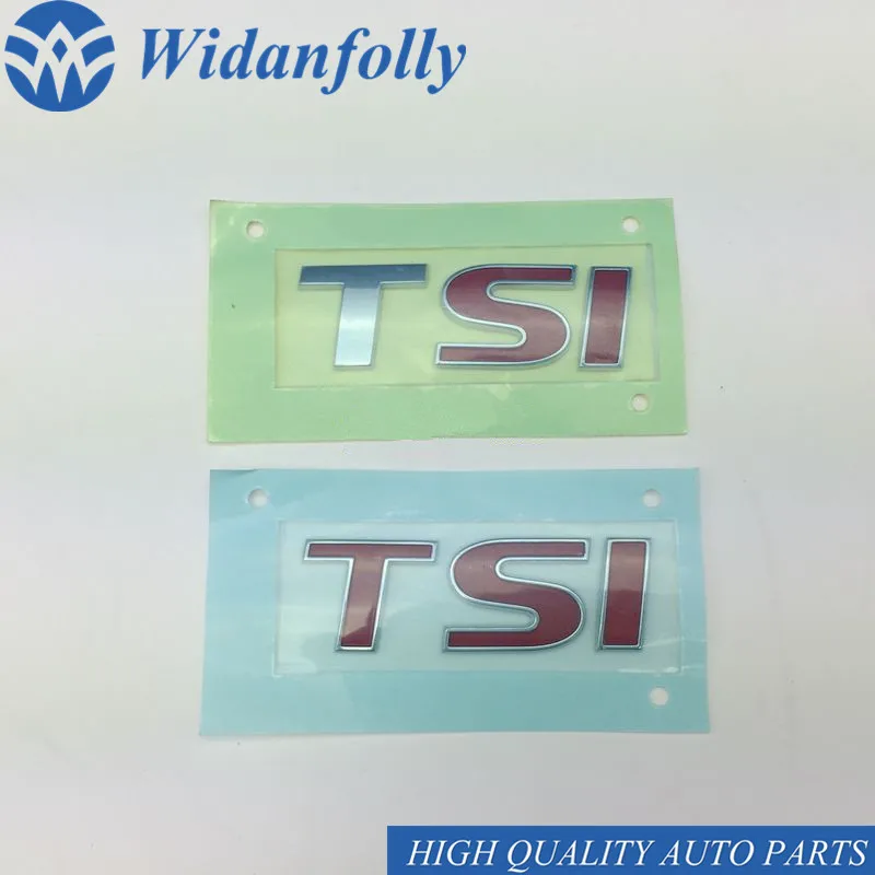 Widanfolly 1 8 T/2 0 T Red TSI для Tiguan 2010 2017 наклейка на крышку багажника заднего буква Алфавит