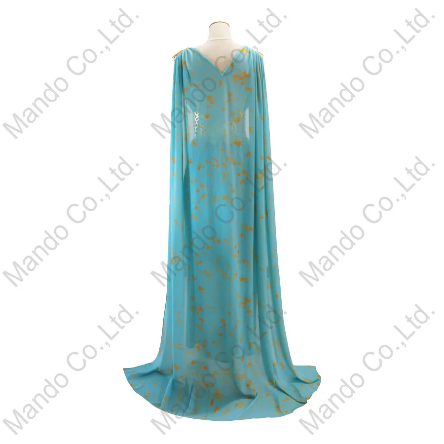 Najtaniej Gra o tron daenerys Targaryen Dany przebranie na karnawał długa sukienka Stormborn Targaryen niespalona matka smoka halloween