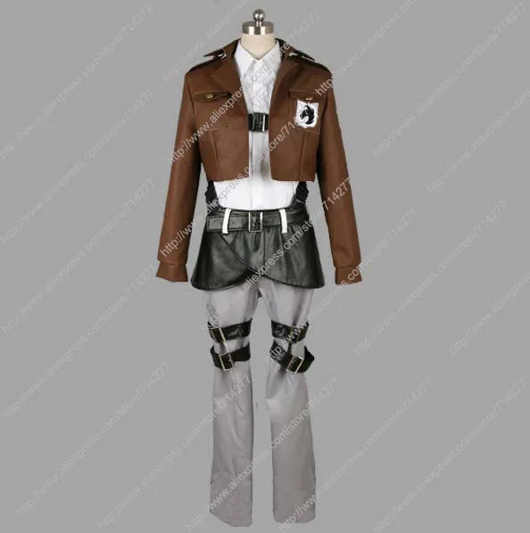 

Free shipping Custom Cheap Annie Cosplay Costume from Attack on Titan