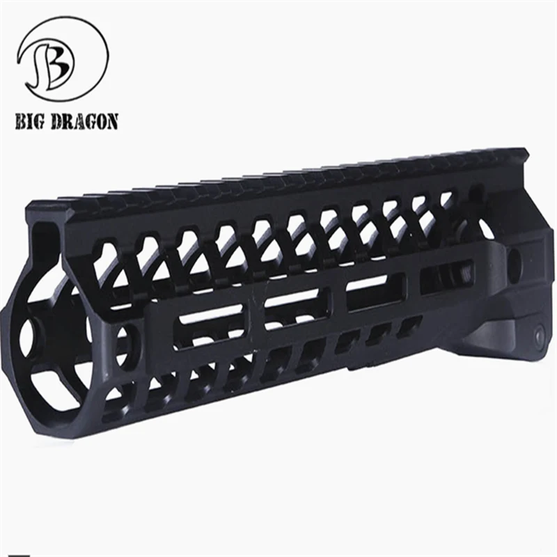 

AR-15 M-lok Keymod SWITCH 9 1/4 12 13 15inch .223/5.56 Rail AEG Handguard Picatinny Rail Slim Style with Barrel Nut for Scope