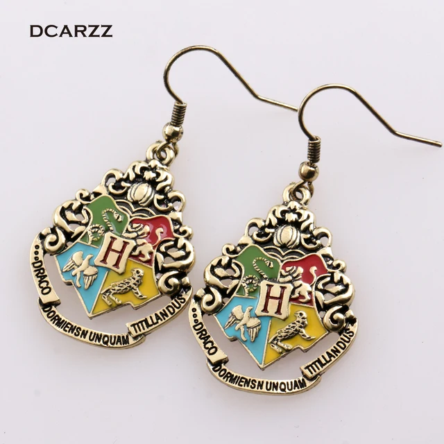 5 Styles Hp Hogwarts Enamel Drop Earrings Ravenclaw Hufflepuff 5 Styles Hp Hogwarts Enamel Drop Earrings Ravenclaw Hufflepuff Gryffindor Slytherin Movie Jewelry