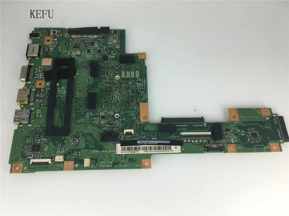 Материнская плата для ASUS A553M X503M F503M X553MA материнская ноутбука N3540 CPU REV.2.0 тест