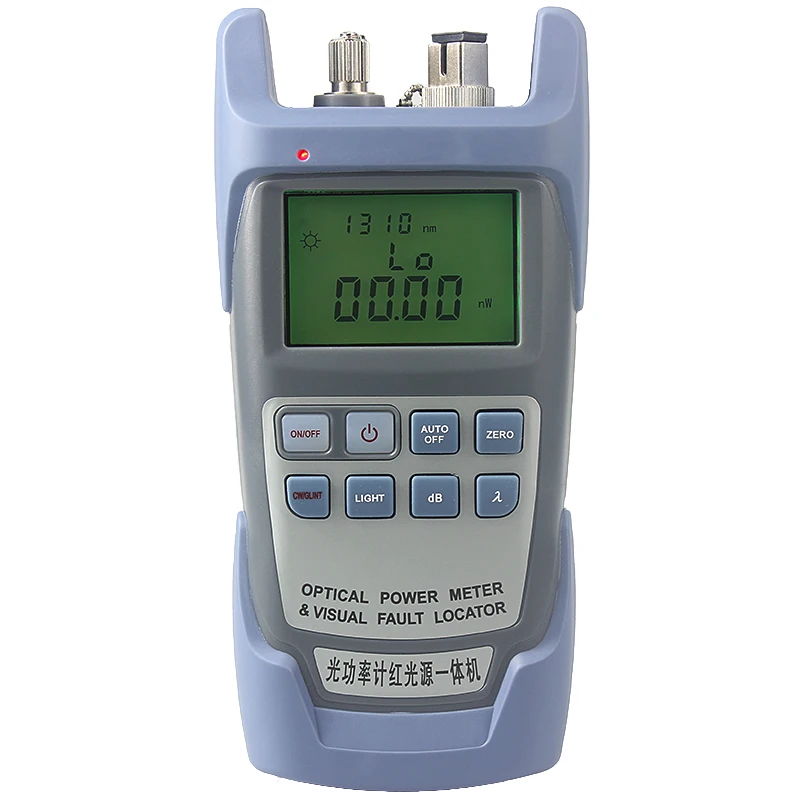 

All-in-one PC Fiber Optic Power meter with 10km Laser source Visual Fault locator 10mw