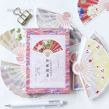 30 листов/набор складной веер гетероморфизм открытка/поздравительная открытка/подарки на Рождество и год