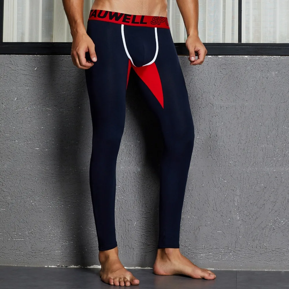 TAUWELL Men's sexy Cotton Long johns Low Rise Thermal Underpants