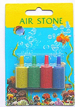 

Wholesale 15*25MM Increase oxygen Bubble stone Colorful Air stone 4pcs/set