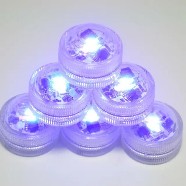 KITOSUN diamond Форма CR2032 Батарея белый, теплый белый и RGB LED Погружные Водонепроницаемый светодиод Цветочный Свет Свечи для свадебного декора